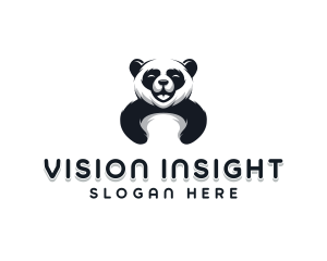 Panda Animal Bear logo design