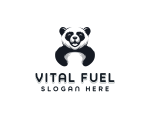 Panda Animal Bear logo design