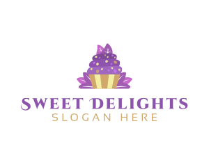 Sweet Pastry Cupcake logo design