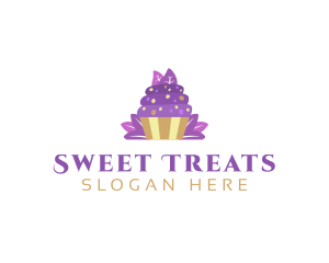 Sweet Pastry Cupcake logo design