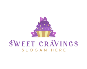 Sweet Pastry Cupcake logo design