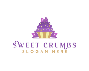 Sweet Pastry Cupcake logo design