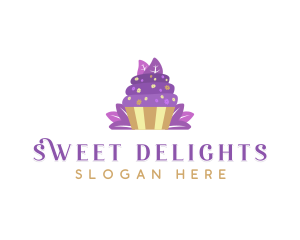 Sweet Pastry Cupcake logo design