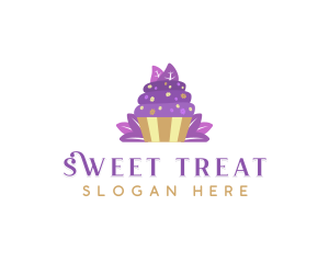 Sweet Pastry Cupcake logo design