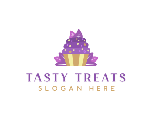 Sweet Pastry Cupcake logo design