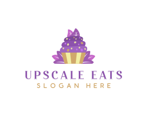 Sweet Pastry Cupcake logo design