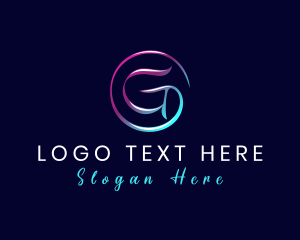 Elegant Monoline Letter G logo