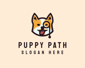 Pet Puppy Dog logo design