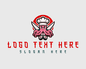 Knife Sushi Octopus logo