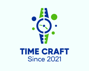 Kiddie Wristwatch Time logo design