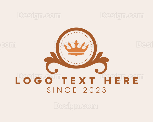 Luxury Crown Decoration Logo