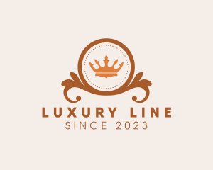 Luxury Crown Decoration logo design