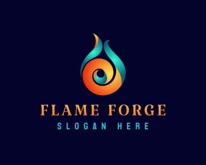 Flame Element Company logo design