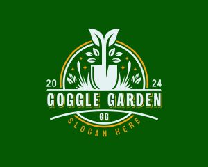 Shovel Planting Garden logo design