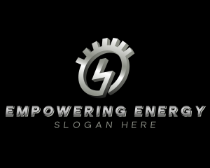 Electric Gear Charge logo design