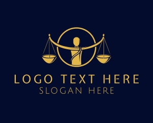 Elegant Scales Law Justice logo