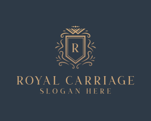 Royal Shield Hotel logo design