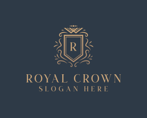 Royal Shield Hotel logo design