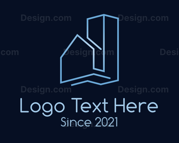 House Building Real Estate Logo