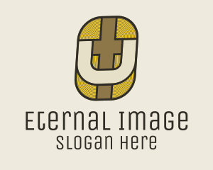 Risen Christ Cross Icon logo design