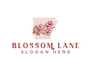 Blossom Flower Arkansas logo