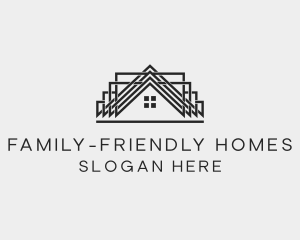 Home Residence Roof logo design