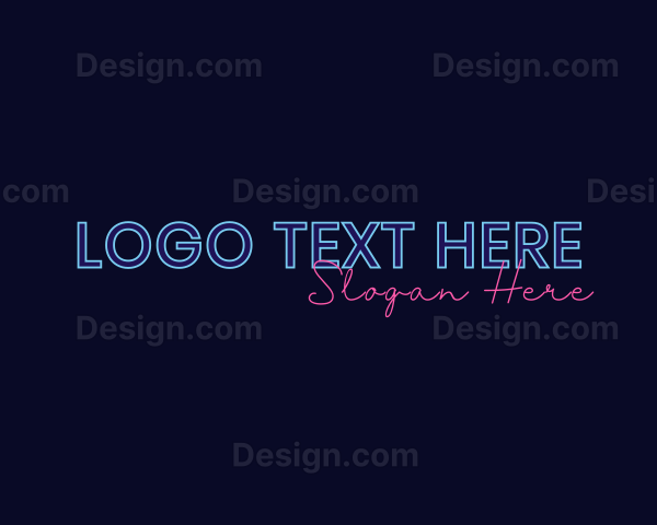 Neon Studio Wordmark Logo