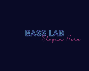 Neon Studio Wordmark logo design