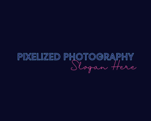 Neon Studio Wordmark logo design