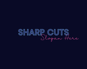 Neon Studio Wordmark logo design