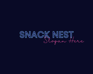 Neon Studio Wordmark logo design