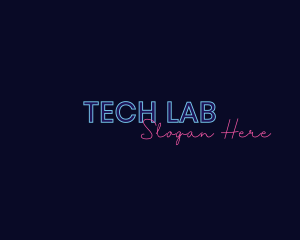 Neon Studio Wordmark logo design