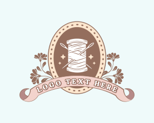 Sewing Needle Thread Spool logo