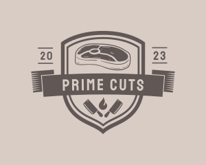 Meat Butcher Badge logo