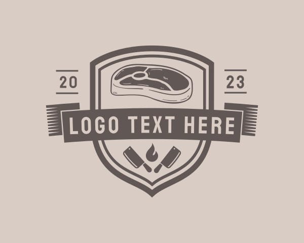 Meat logo example 1