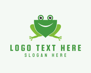 Happy Frog Shield logo