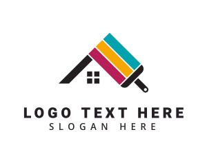 Colorful House Wall Paint logo