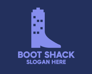 Violet Building Boot logo