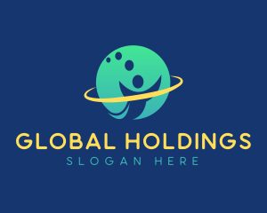 Global People Outsourcing logo design