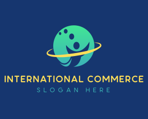 Global People Outsourcing logo design