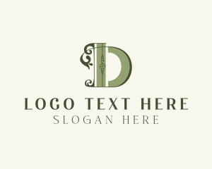 Organic Boutique Letter D logo