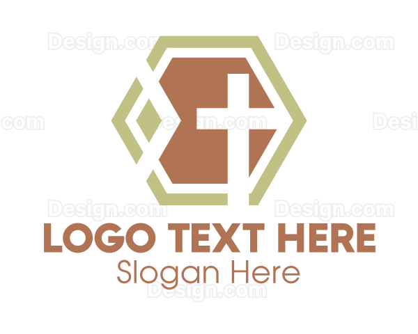 Modern Religion Cross Logo