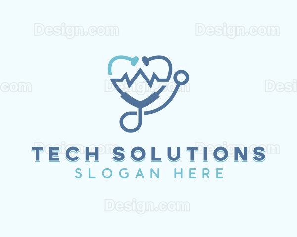 Stethoscope Healthcare Medical Logo