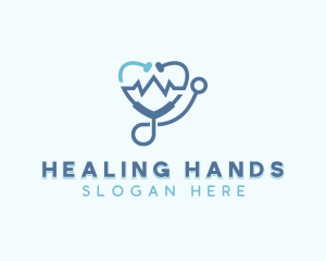 Stethoscope Healthcare Medical logo