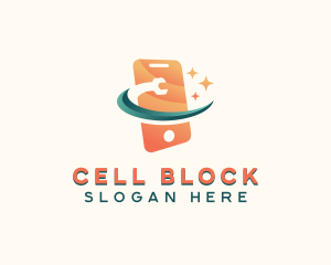 Technician Phone Repair logo design