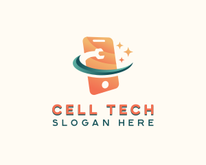 Technician Phone Repair logo design