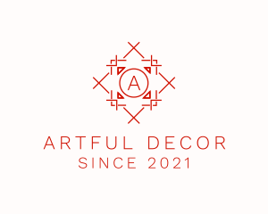 Tribal Decoration Flooring logo design