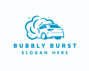 Car Bubbles Wash logo design