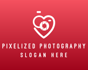 Shutter Heart Camera logo design