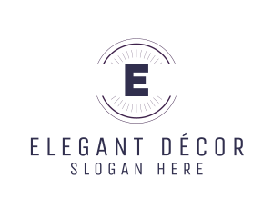 Elegant Minimalist Company logo design